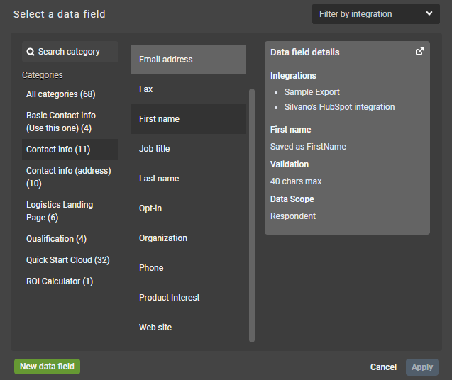 data-field