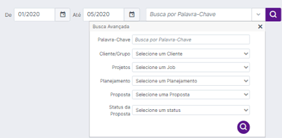 mídia - busca por palavra chave