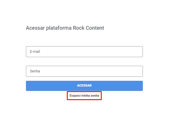 Não consigo entrar (login)